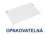 Obálky na doklady bez potisku opakovatelné uzavření