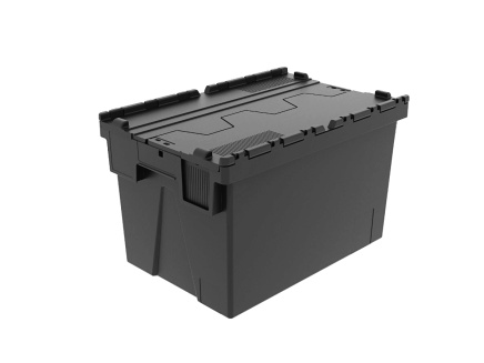 ALC přepravka plastová 600x400 s víkem premium - 001