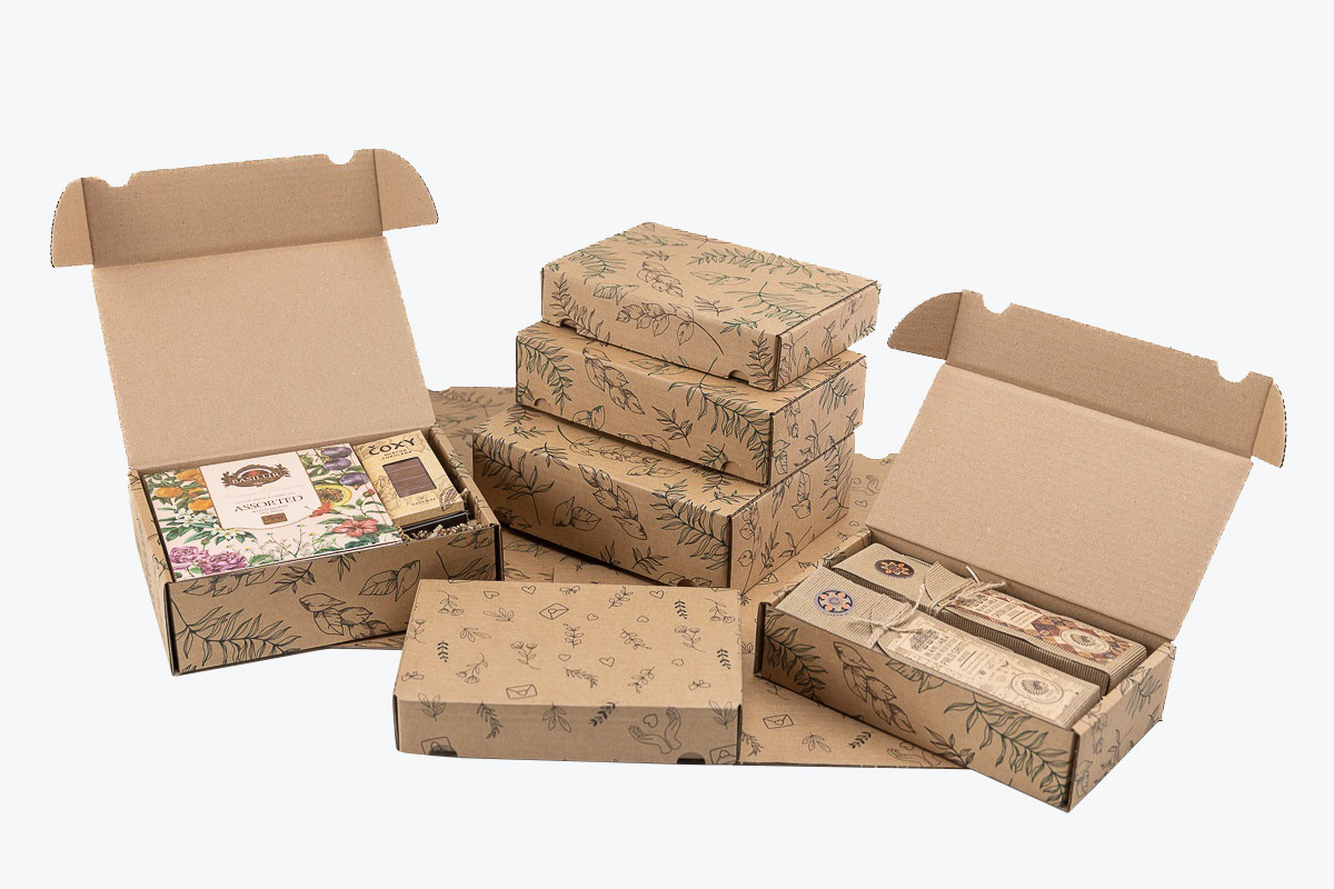 dárkové krabice s potiskem