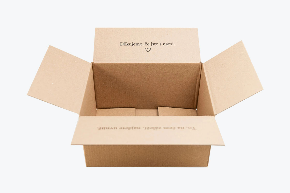 krabice s poděkováním