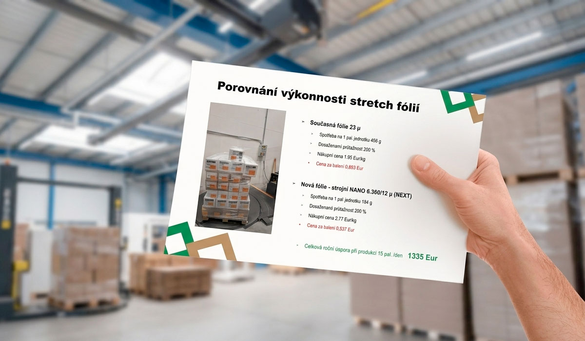porovnání výkonnosti stretch fólií