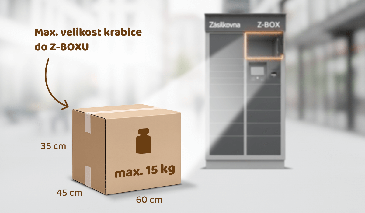 maximální velikost balíku do z-boxu
