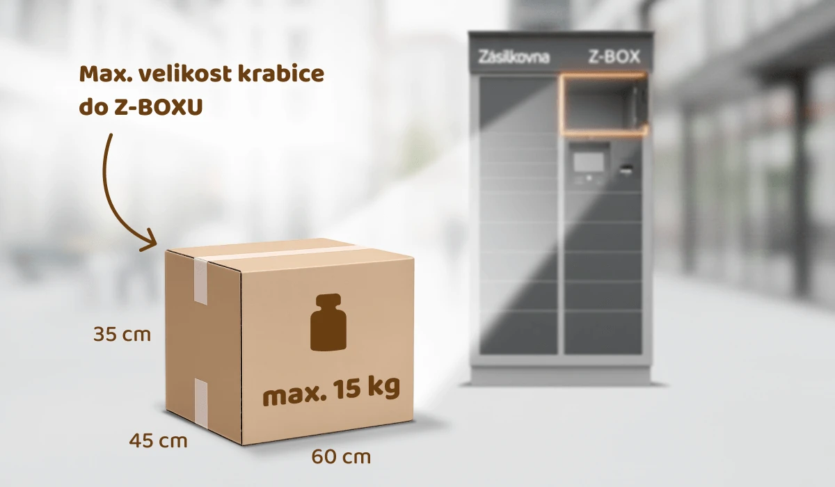 maximální velikost balíku do z-boxu