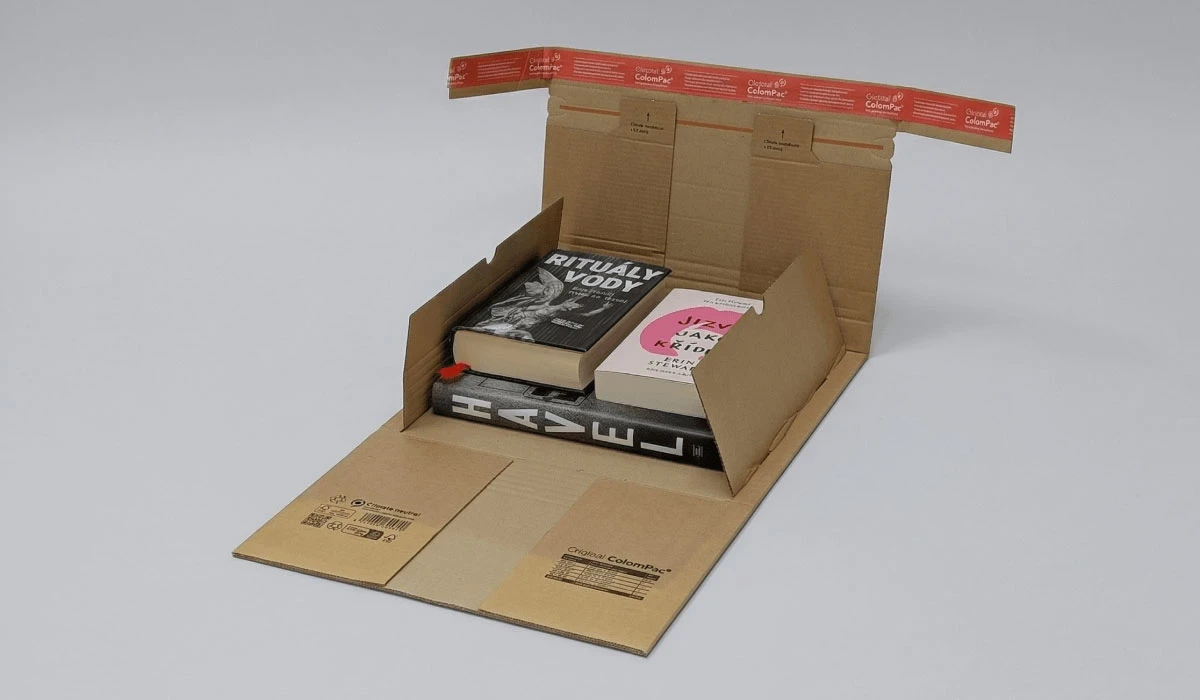 knihy v univerzálním zásilkovém obalu