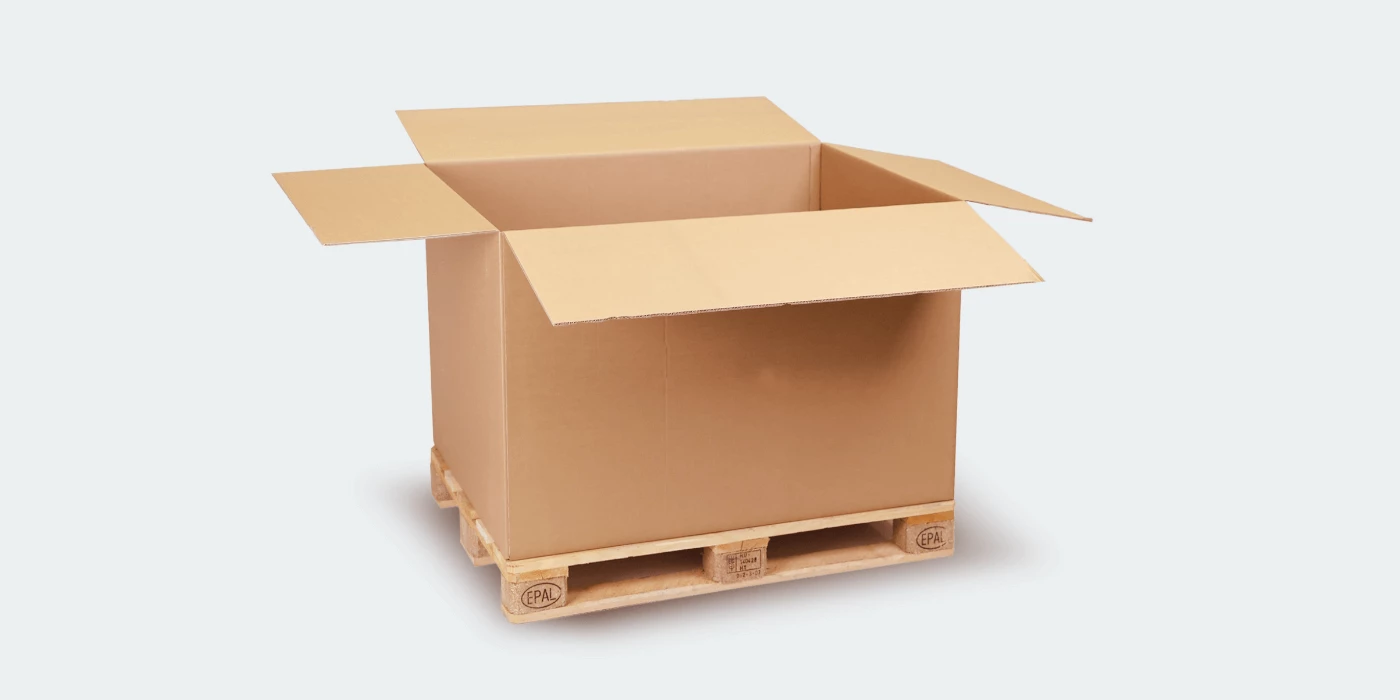 kartonový box ze sedmivrstvé vlnité lepenky