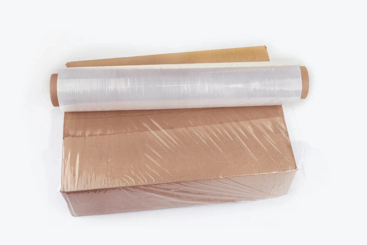 ovinování krabice stretch fólií