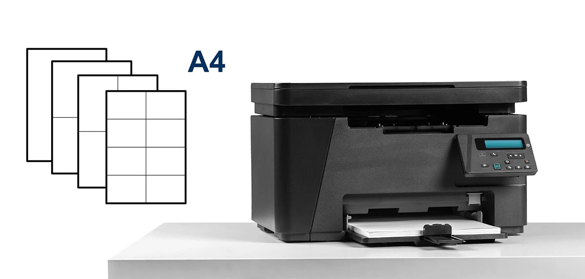 etikety na archu A4 do tiskárny